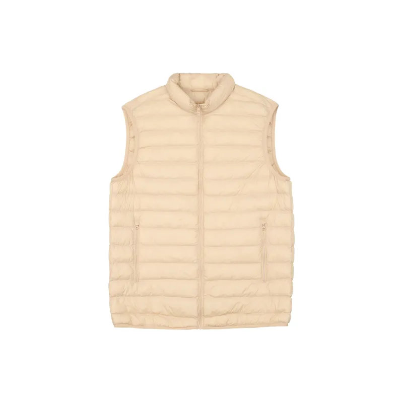 DECATHLON Vest Men's Gold Beige-0