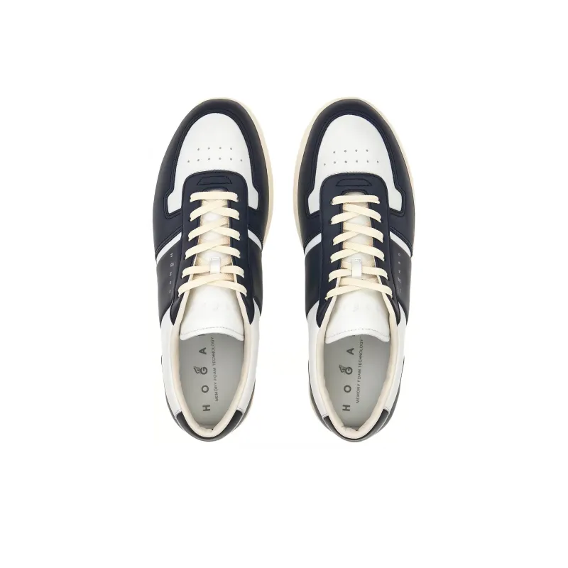 HOGAN H TV Low Top Skateboard Shoes Men's Blue-4