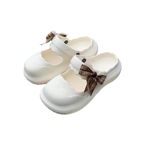 Thin Strips Slippers Women's, Ivory