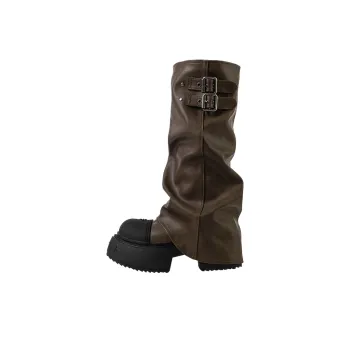 Wonderful Couple Knee high Boots 8.0cm Women's