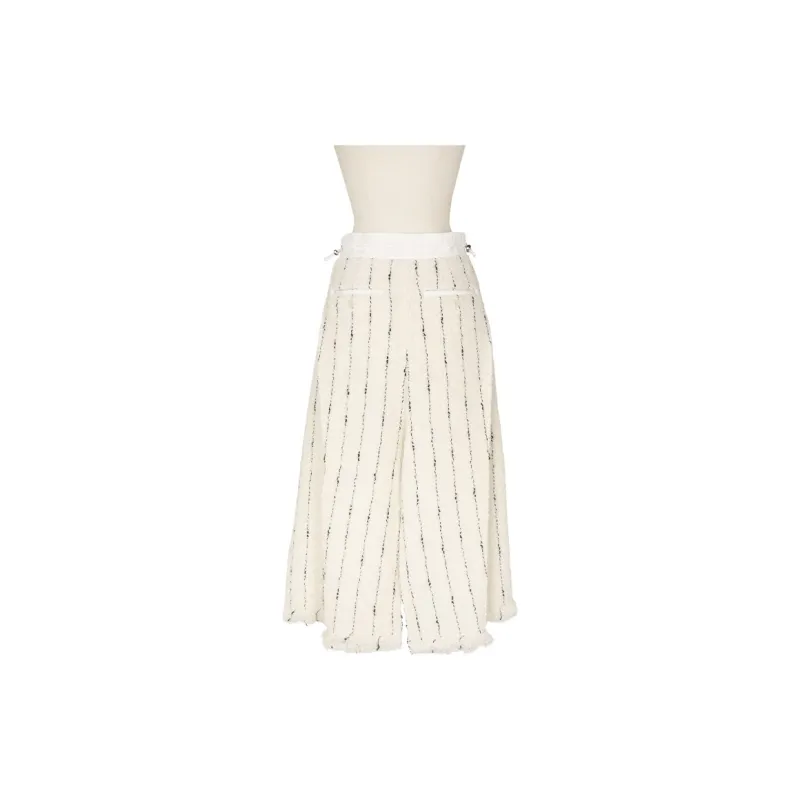 Sacai Casual Long Skirts Women's Ecru-1