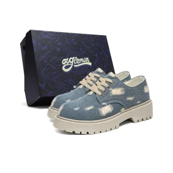 OUGLEMEN Anti Slip And Wear Resistant Height Increasing Low Top Casual Shoes Men's
