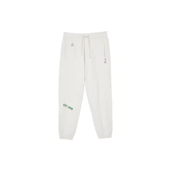 JACK JONES· JACK & JONES NBA Co brand Knitted Sports Pants Men's Stone Gray Heather Gray