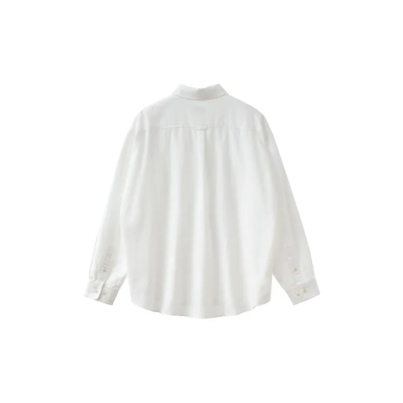 BUTTBILL 100% Cotton Long Sleeved Shirt Unisex-1