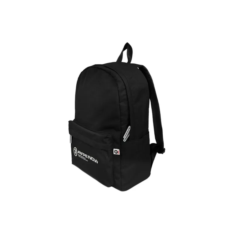 Aape Polyester Backpack Regular Unisex Brown/Black-5