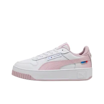 BMW M Motorsport x PUMA Carina Street Anti Slip Wear Resistant Low Top Skateboard Shoes Women's White Pink