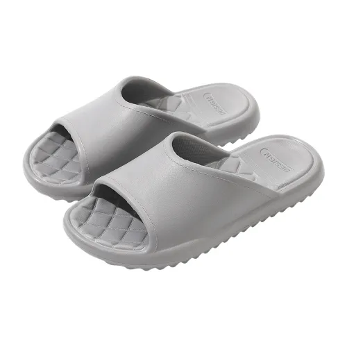 Foot Recreation Diamond Pattern Slip-Resistant Comfortable Quiet EVA Minimalist Style All-Season Home Slippers