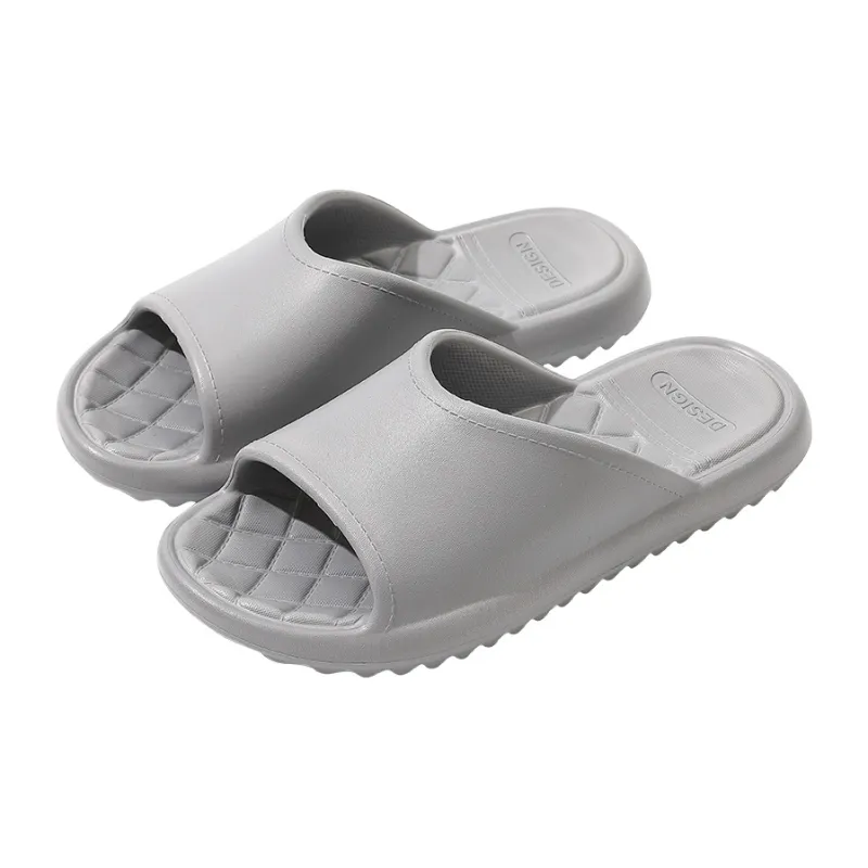 Foot Recreation Diamond Pattern Slip Resistant Comfortable Quiet EVA Minimalist Style All Season Home Slippers-0