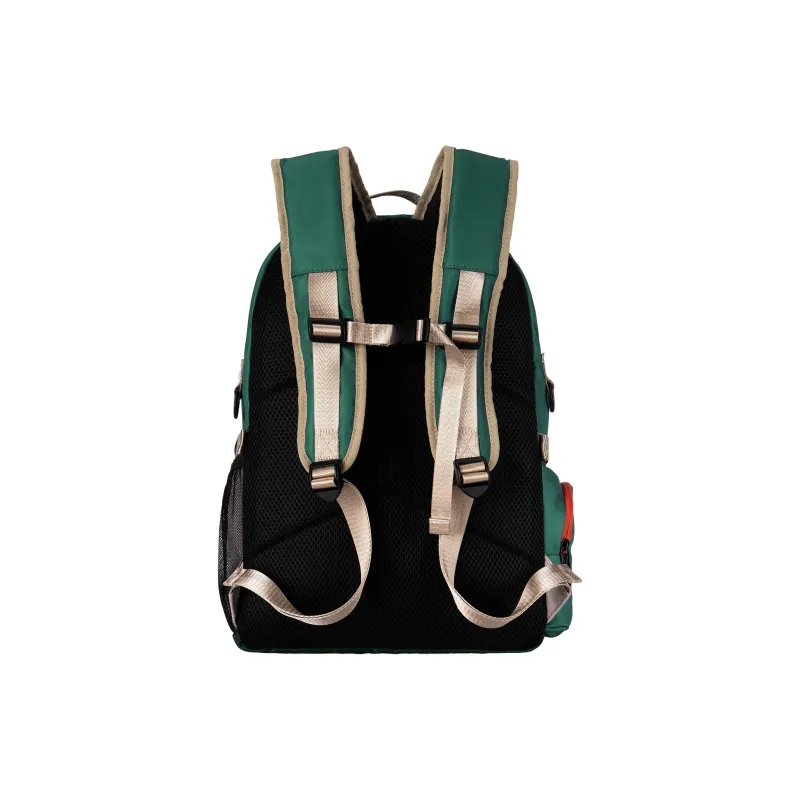 DRACONITE Polyester Student Backpack Backpack Multi-Compartment Backpack Unisex Cerulean White-32