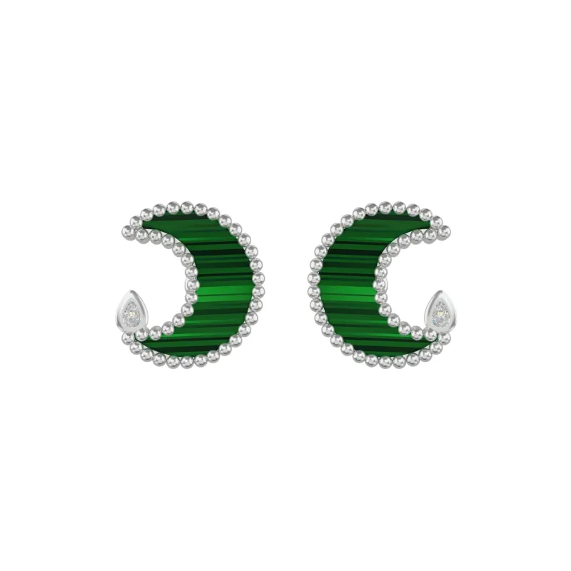 ICEGANG S925 Sterling Silver Needle Stud Earrings Unisex-0