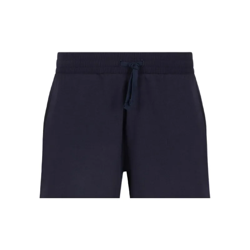 EMPORIO ARMANI Basic Terry Jersey Loungewear Bermuda Shorts-3
