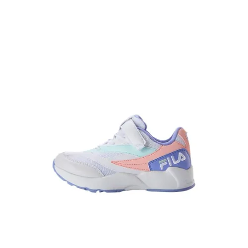 FILA KIDS Wear-Resistant Low-Top Kids' Running Shoes FILA White/Crystal Plum Kids'