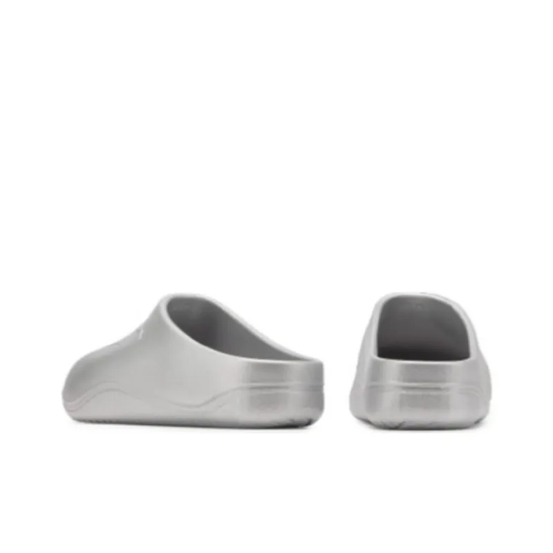 PUMA Wave Mule Abrasion Resistant Slip Resistant Closed Toe Slippers Unisex Silver-4