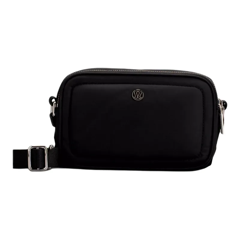 Lululemon Recycled Nylon Camera Bag Shoulder Bag Crossbody Bag Unisex Black-0