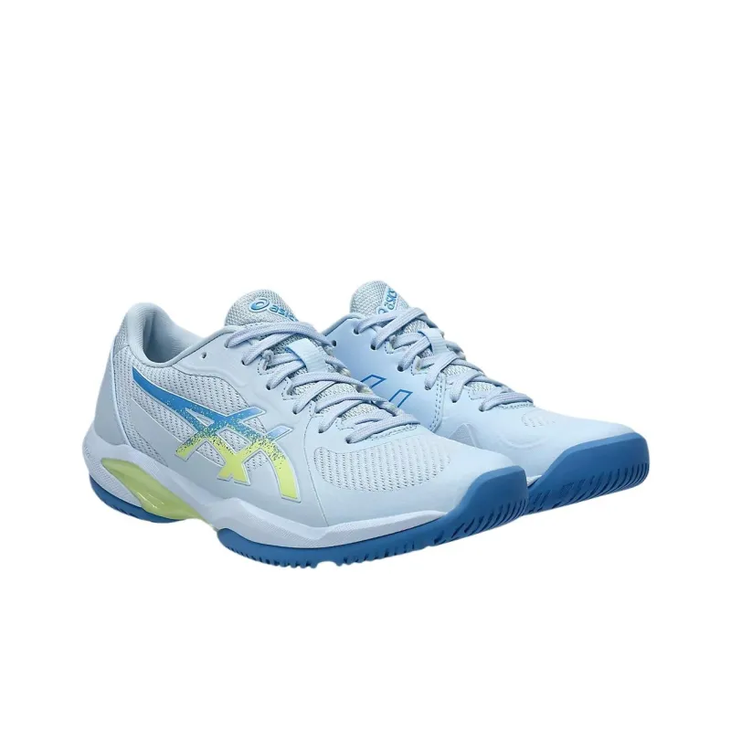 Asics Solution Swift Ff 2 Light Blue Huddle Yellow Women's-2