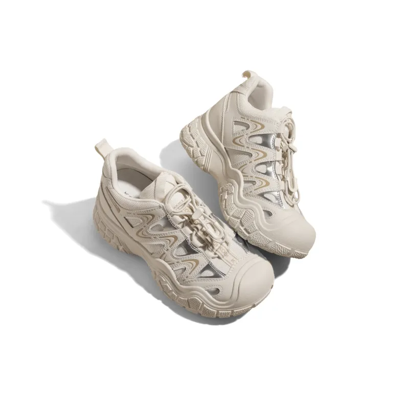 KODI Anti-Slip And Wear-Resistant Height Increasing Low-Top Chunky Sneakers Women's-12