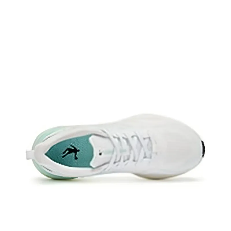QIAODAN Boundless 5.0 Cushioning Low Top Running Shoes Women's White Green-3