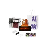 Obsidian Black Long-Silver Rose Packaging[Includes 3 Bottles of Aromatherapy Essential Oils]