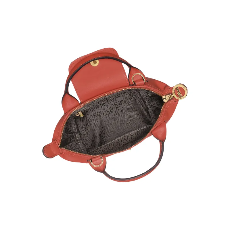 LONGCHAMP Le Pliage Xtra Cow Leather Shoulder Bag Crossbody Bag Handbag Mini Women's Ochre Yellow-4