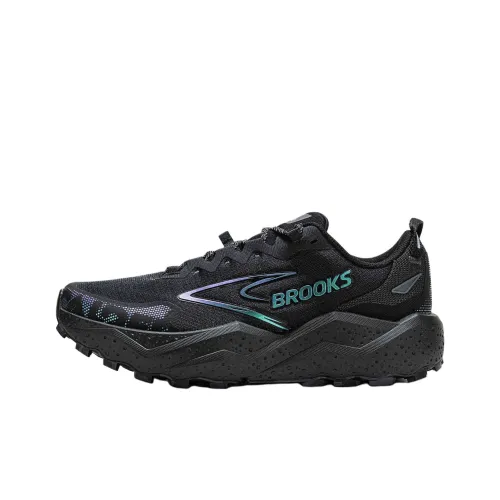 Brooks Anti Slip Wear Resistant Low Top Trail Running Running Shoes Women's Black