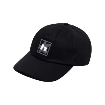 HUF Cotton Baseball Caps Unisex Black