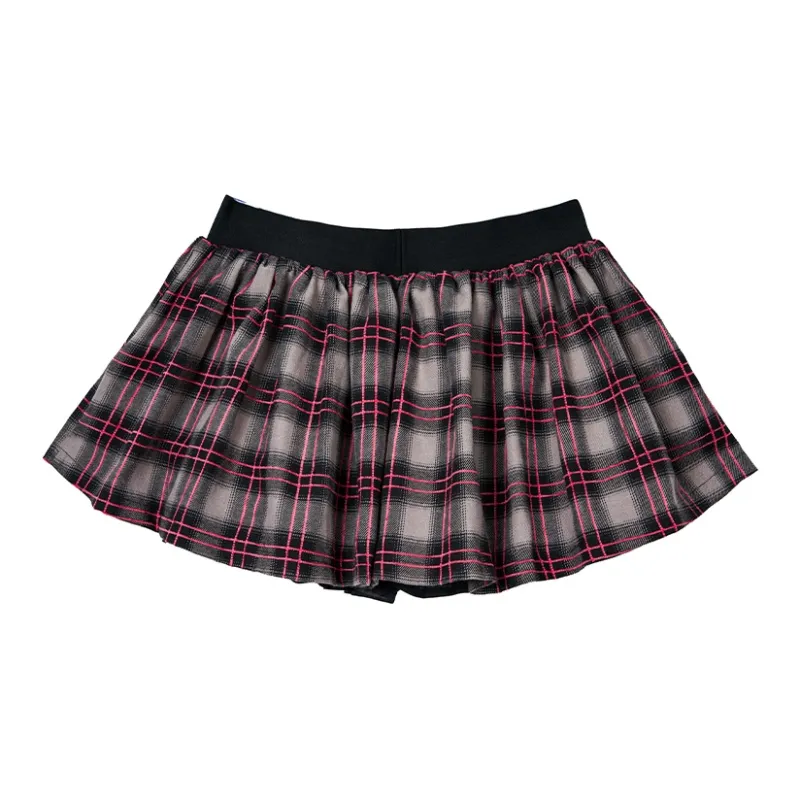 LALABOBO Casual Short Skirts Women's Gray-1