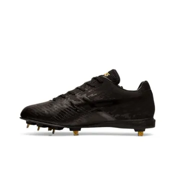 Asics Goldstage Low Top Upper Height Abrasion Resistant Slip Resistant Functionality Baseball Shoes Men's Black