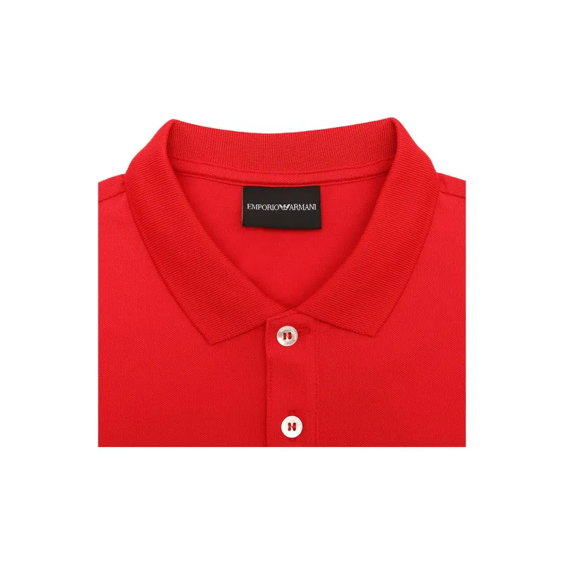 EMPORIO ARMANI Polo Shirts Men Red-4