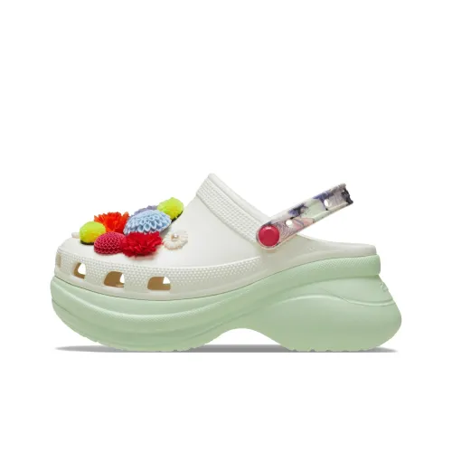 Crocs Bay Wildflower Clog Clogs Women's White Green