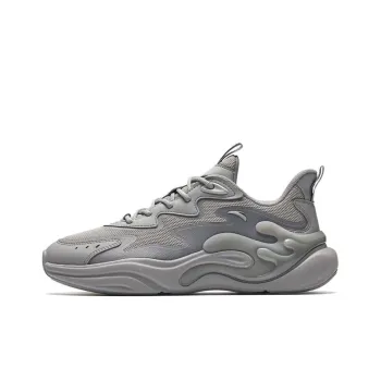 Anta Chao Bai 6.0 Anti-Slip Wear-Resistant Low-Top Casual Shoes Men's Gray