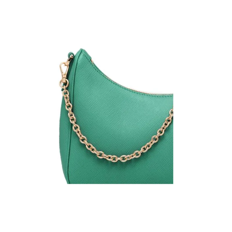 PRADA Leather 3-in-1 Shoulder Bag Portable Crossbody Bag Shoulder Bag Women's Green-4