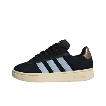 Adidas GRAND COURT ALPHA Breathable Low Top Skateboard Shoes Women's Black
