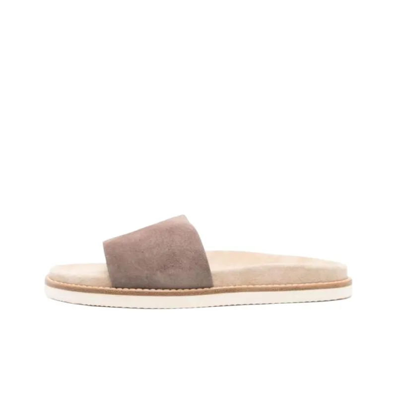 Brunello Cucinelli Suede Slides-0
