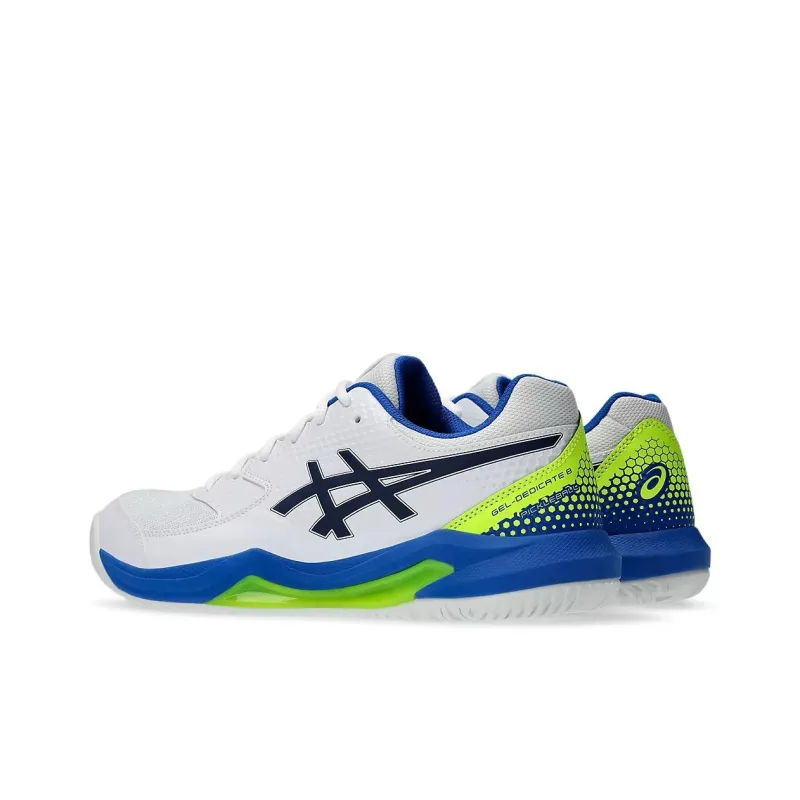 Asics Gel Dedicate 8 Pickleball White Black-3