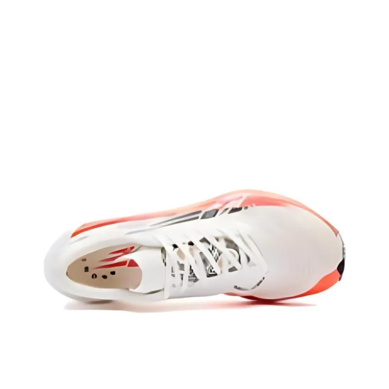 QIAODAN Flying Shadow PB4.0 Anti Slip Wear Resistant Low Top Carbon Plate Running Shoes Women's White Red-3
