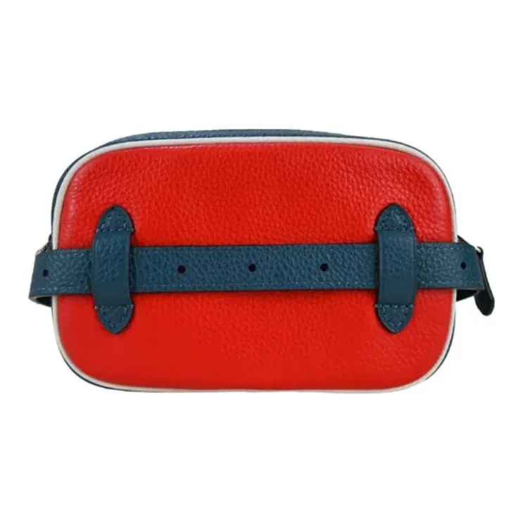 COACH MARVEL Collaboration Leather Crossbody Bag, Sling Bag, Fanny Pack Medium Size Women's Red-2