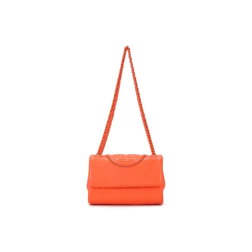 TORY BURCH Leather Crossbody Bag, Shoulder Bag Women's Red