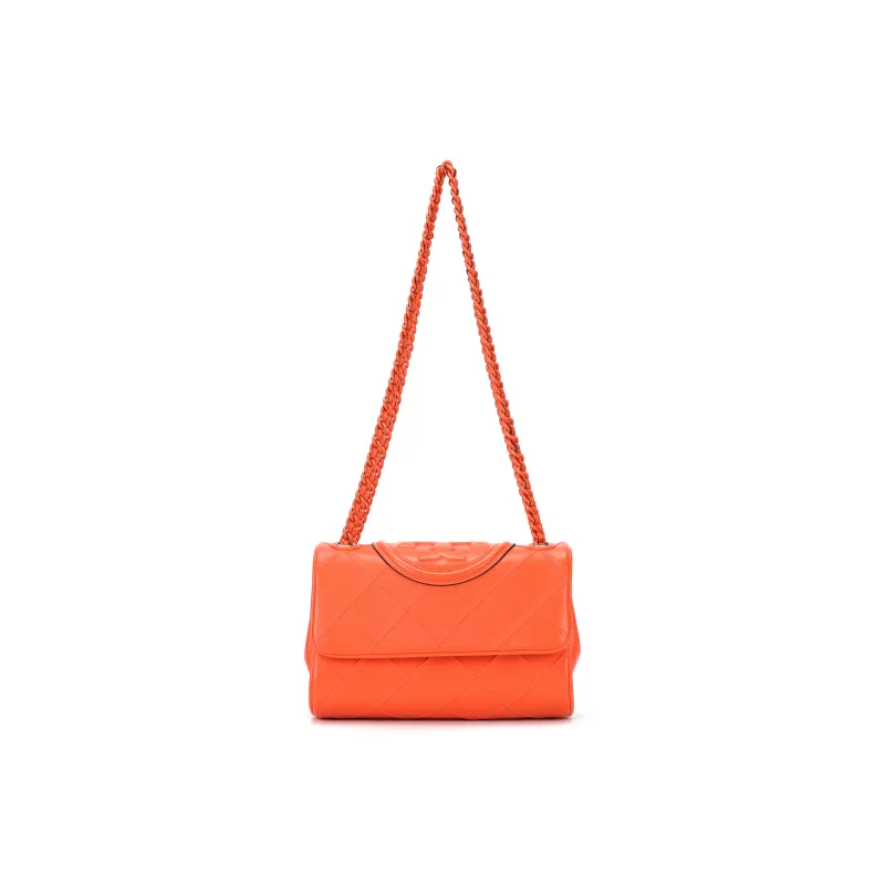 TORY BURCH Leather Crossbody Bag, Shoulder Bag Women's Red-0