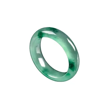 PUPAN Ice Glutinous Jadeite Rings Unisex