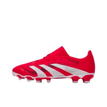 Adidas PREDATOR LEAGUE Slip Resistant Breathable Low Top Kids' Soccer Shoes Red Kids'