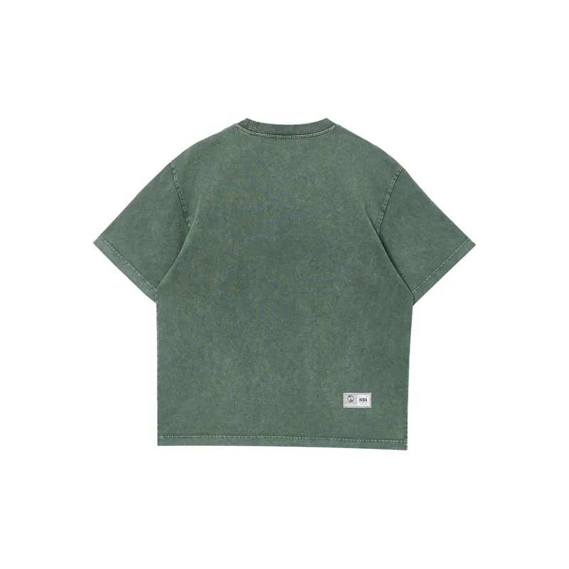 JACK JONES· x NBA JACK & JONES NBA Co brand Spring Summer T Shirt Men's Field Green-1