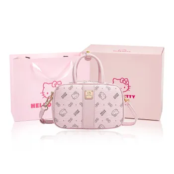 MESUCA Sanrio Hello Kitty Series PU Shoulder Bag, Handbag, Crossbody Bag Regular Women's Pink