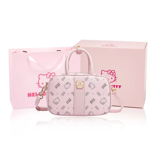 MESUCA Sanrio Pieces Kitty Series PU Shoulder Bag, Handbag, Crossbody Bag Regular Women's Pink