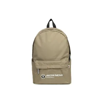 Aape Polyester Backpack Regular Unisex Brown/Black
