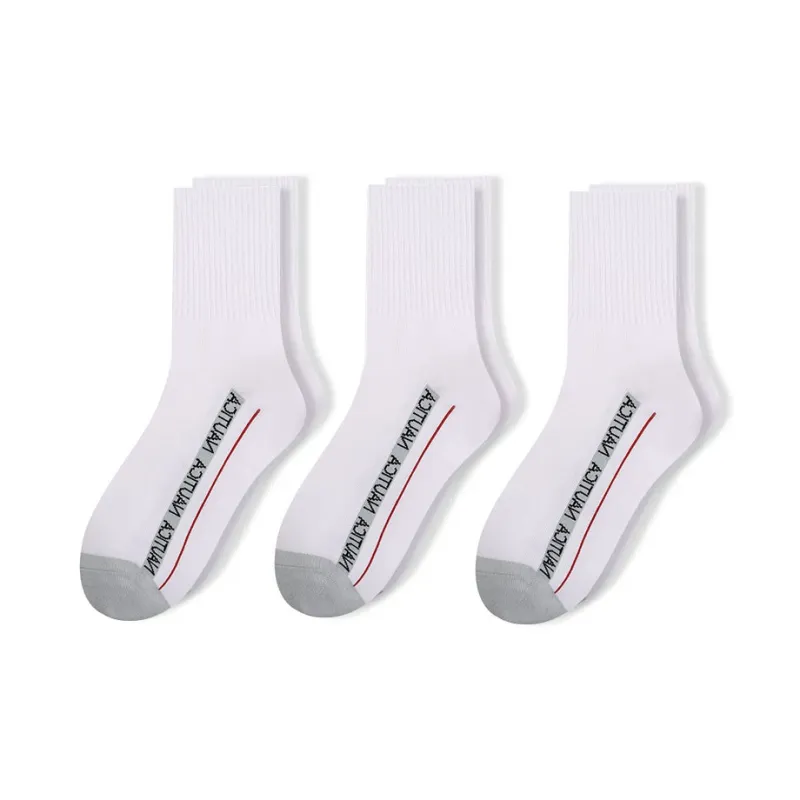 NAUTICA UNDERWEAR Mid-Calf Socks Men's 3 Pack-10