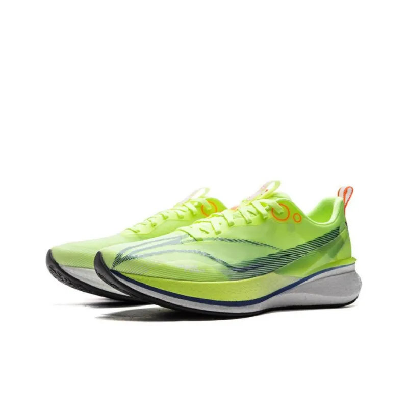 LiNing Red Hare 8PRO Slip Resistant Cushioning Rebound Low Top Casual Running Shoes Men's Neon Yellow Green-2