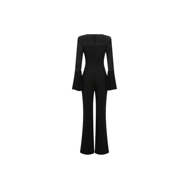 Diane Von Furstenberg SS24 Jumpsuit Women's Black-1