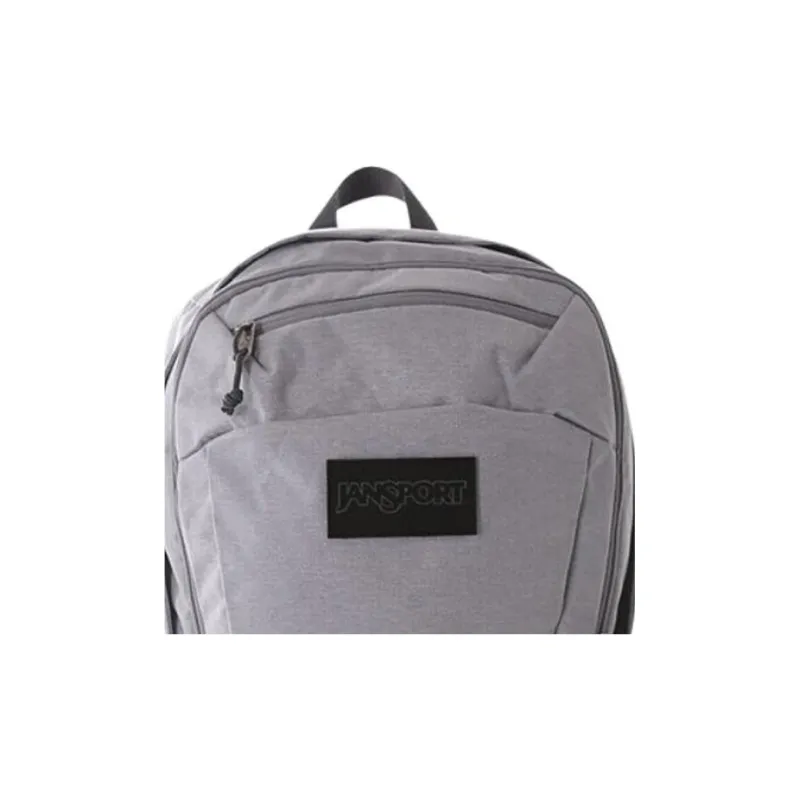 JanSport Fabric Backpack Large Size Unisex Light Gray-4