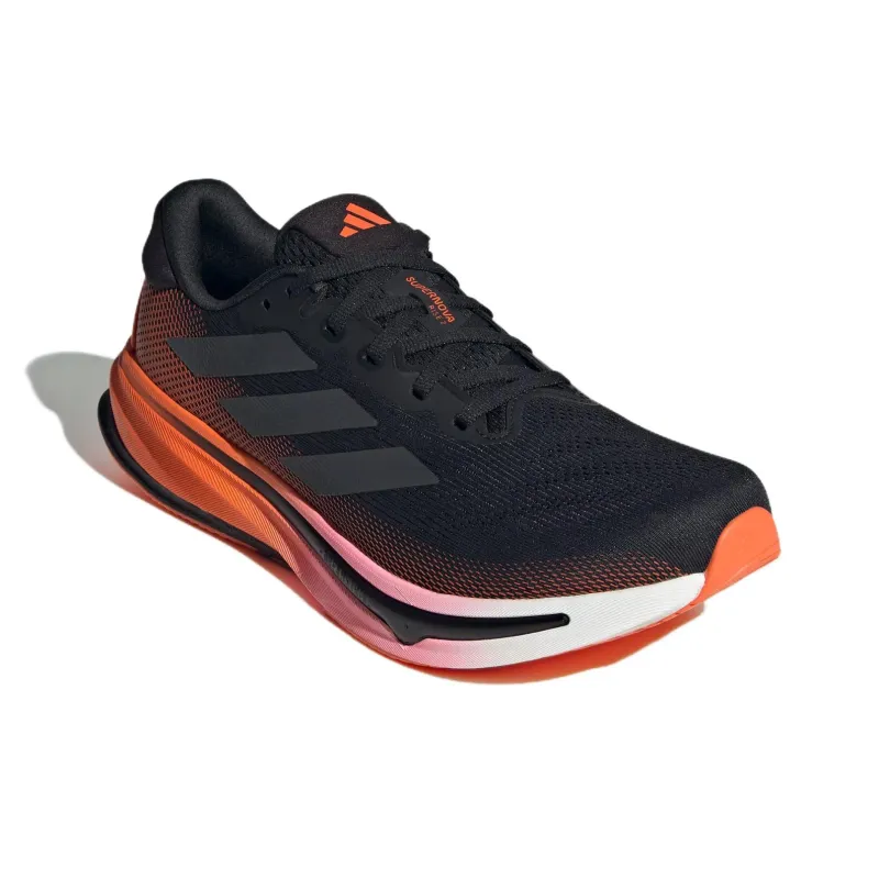 Adidas SUPERNOVA RISE Anti Slip Wear Resistant Low Top Casual Running Shoes Men's Black Orange-2