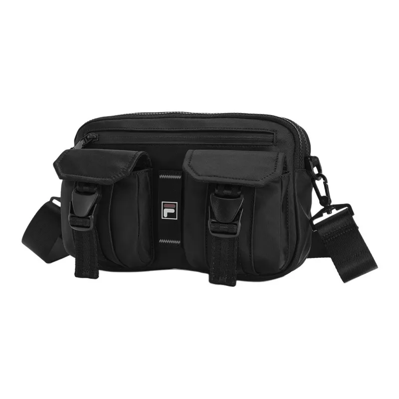 FILA Fabric Crossbody Bag Extra Small Men's Black-1